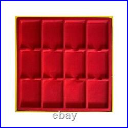 10X Cardboard Display Storage Box Case for 12Certified PCGS NGC Coin Slab Holder