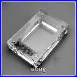 10 Sets of Crystal Acrylic Magnetic Display Box Storage Case For Zippo Lighters