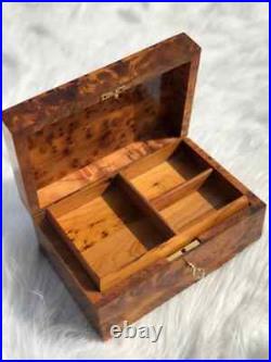 11x8 decorative box, memory box, gift idea, thuya box with lock key Home Decor