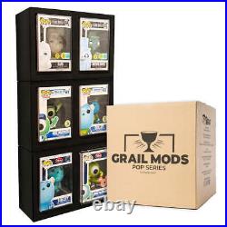 12 x Grail Mods In Box Display Case for Funko Pops in Acrylic Stack Armor