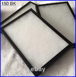 #150 (24) Riker Mount Display Case Shadow Box Frame Tray 12 X 8 X 3/4