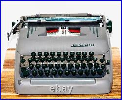 1954 Smith Corona Silent Super, Excellent Platen, Case & Free Ship