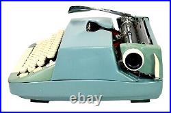 1967 Smith-Corona Super Sterling Portable Manual Typewriter with Case & Manual