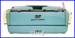 1967 Smith-Corona Super Sterling Portable Manual Typewriter with Case & Manual