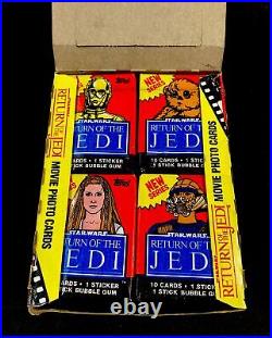 1983 Topps Star Wars Return Of The Jedi Series2- (1)wax Box From A Case 36 Packs