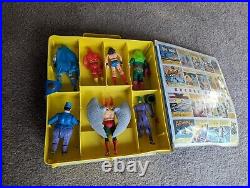 1984 Kenner DC Super Powers Collection Volume 1 Action Figures Lot Of 14 & Case