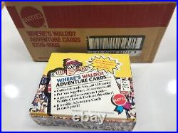 1991 Mattel Where's Waldo Adventures Trading Card Factory Case (6 Boxes X24 Pk)