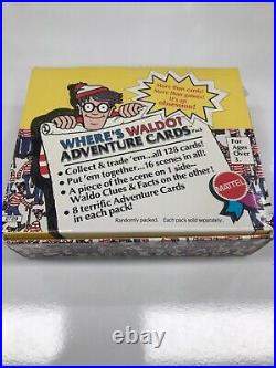 1991 Mattel Where's Waldo Adventures Trading Card Factory Case (6 Boxes X24 Pk)