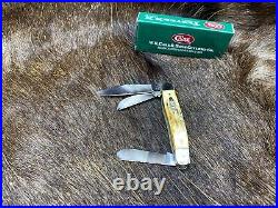 2000 Case Associate Set 5347 Stockman Knife Stag Mint Box Only 350 Made 1239