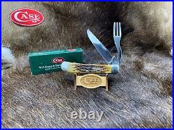 2000 Case Associate Set 6254HB HOBO Knife Antique Bone Mint Box Only 350 Made