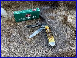 2000 Case Associate Set 6254HB HOBO Knife Antique Bone Mint Box Only 350 Made