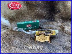 2000 Case Associate Set 6254HB HOBO Knife Antique Bone Mint Box Only 350 Made++