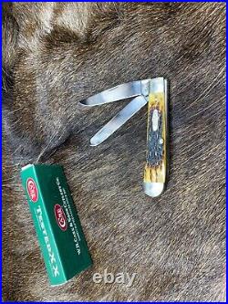 2000 Case Associate Set 6254 Trapper Knife Antique Bone Mint Box Only 350 Made 2000 Case Associate Set 6254 Trapper Knife Antique Bone Mint Box Only 350 Made