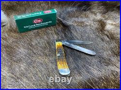 2000 Case Associate Set 6254 Trapper Knife Antique Bone Mint Box Only 350 Made 2000 Case Associate Set 6254 Trapper Knife Antique Bone Mint Box Only 350 Made