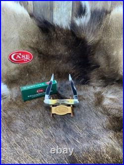 2000 Case Associate Set Muskrat Knife Stag Mint Box Only 350 Made 1245