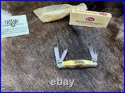 2000 Case Millennium Congress Knife With Stag Handles Mint Box Only 500 1191++