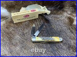 2000 Case Millennium Trapper Knife With Stag Handles Mint Box Only 500 1183