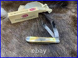 2000 Case Millennium Trapper Knife With Stag Handles Mint Box Only 500 1183