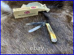 2000 Case Millennium Trapper Knife With Stag Handles Mint Box Only 500 1183