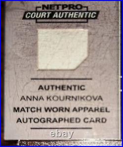 2003 Netpro International Series Court Authentic Apparel Auto Bonus Error Anna