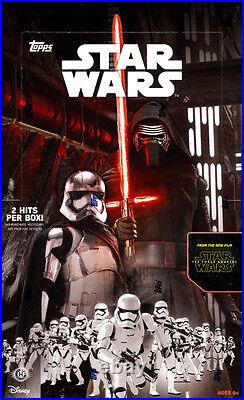 2015 Topps Star Wars The Force Awakens 12 Box Hobby Case Factory Sealed New