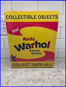 2016 KIDROBOT ANDY WARHOL DUNNY SERIES 1 VINYL 3 FIGURE Case Of 20 Sealed