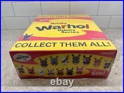 2016 KIDROBOT ANDY WARHOL DUNNY SERIES 1 VINYL 3 FIGURE Case Of 20 Sealed