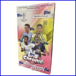 2021-22 Topps UEFA Champions League Chrome Soccer Hobby 12-Box Case