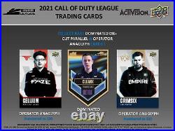 2021 Call of Duty League Hobby 10-Box Case (Upper Deck 2022)