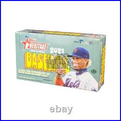 2021 Topps Heritage High Number Baseball Hobby 12-Box Case