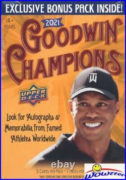 2021 Upper Deck Goodwin Champions EXCLUSIVE Factory Sealed 20 Box Blaster CASE