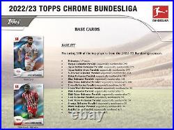 2022/23 Topps Chrome Bundesliga Soccer Hobby 12-box Case