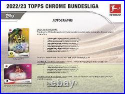 2022/23 Topps Chrome Bundesliga Soccer Hobby 12-box Case