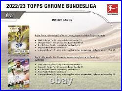 2022/23 Topps Chrome Bundesliga Soccer Hobby 12-box Case