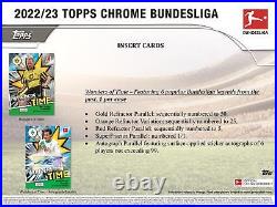 2022/23 Topps Chrome Bundesliga Soccer Hobby 12-box Case