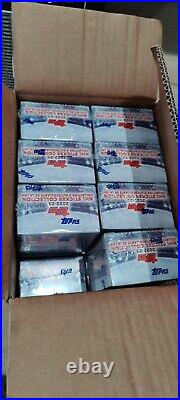 2022-23 Topps NHL Sticker Collection Hockey Factory Sealed Display Case Of 16