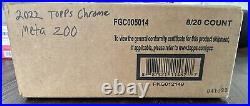 2022 Topps Chrome MetaZoo Hobby 8 Box Case New Factory Sealed Fanatics