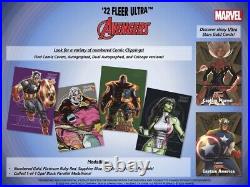 2022 Upper Deck Fleer Ultra Marvel Avengers Hobby 12-Box Case