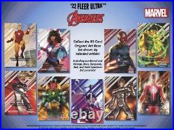 2022 Upper Deck Fleer Ultra Marvel Avengers Hobby 12-Box Case