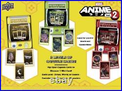 2023 Upper Deck Marvel Anime Volume 2 Hobby 8-Box Case