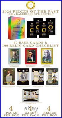 2024 Super Break Pieces of the Past 1800s Kaleidoscope 10 Box SEALED CASE