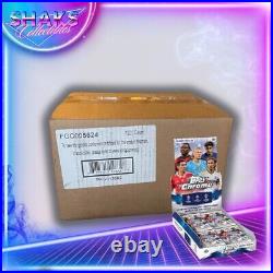 23/24 Topps Chrome UCC hobby box x12- SEALED CASE