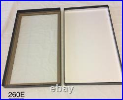 #260E (12) Riker Mount Display Case Shadow Box Frame Tray 14 1/2 X 7 3/4 X 1