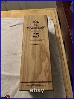 (2) Empty McAllan 25 Year Oak Presentation Boxes (2022-23)