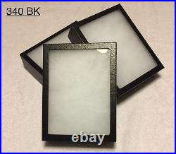 #340 (10) Riker Mount Display Case Shadow Box Frame Tray 8 X 6 X 2