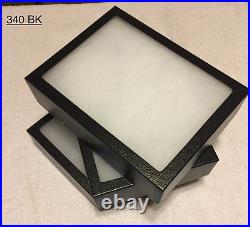 #340 (10) Riker Mount Display Case Shadow Box Frame Tray 8 X 6 X 2