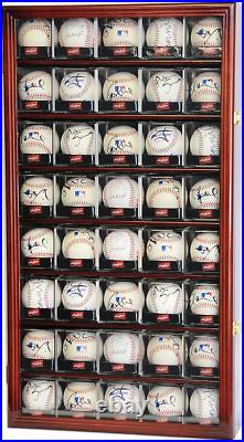 40 Balls Baseball Ball Collection Display Case For Acrylic Cubes Box Case Wall