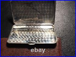 4.6 ounce Thailand cigarette case original box great vintage shape 4.56 ounces