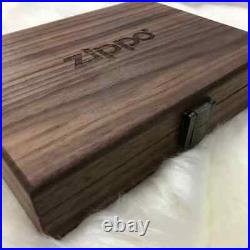 5 Sets of 6 Grids Solid Walnut Wood Box Storage Case for Zippo Lighters