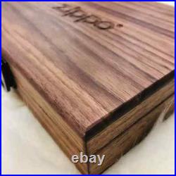 5 Sets of 6 Grids Solid Walnut Wood Box Storage Case for Zippo Lighters